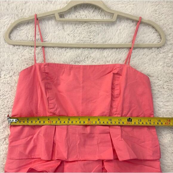 Farm Rio Women's RARE Y2K Pink Dress Post It Ruffle Style Size M - Picture 6 of 8